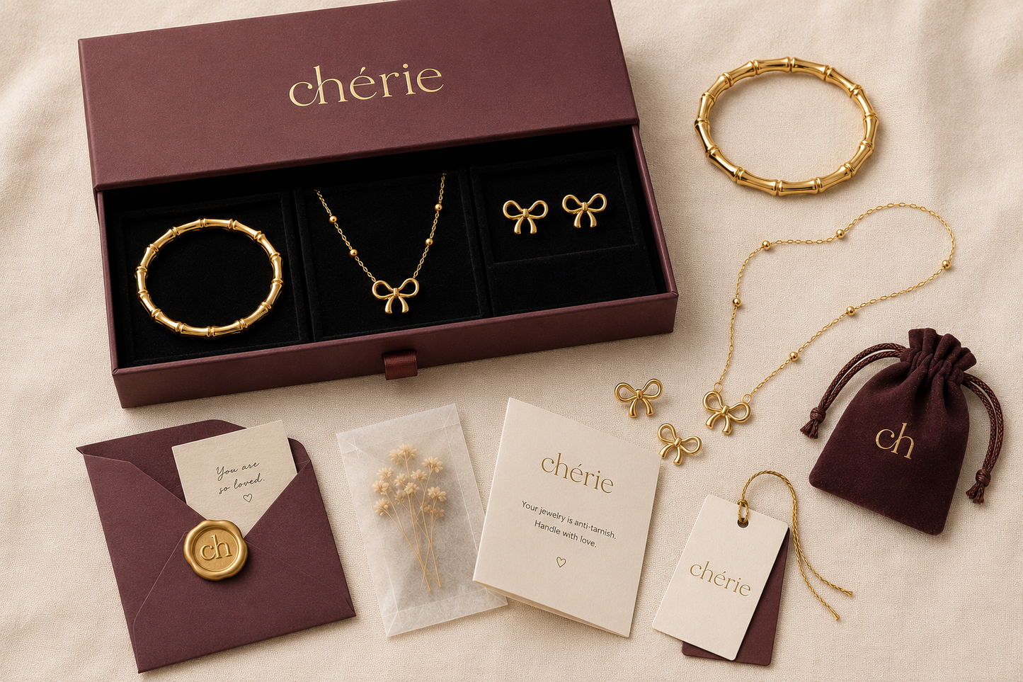 The Chérie Bow Set